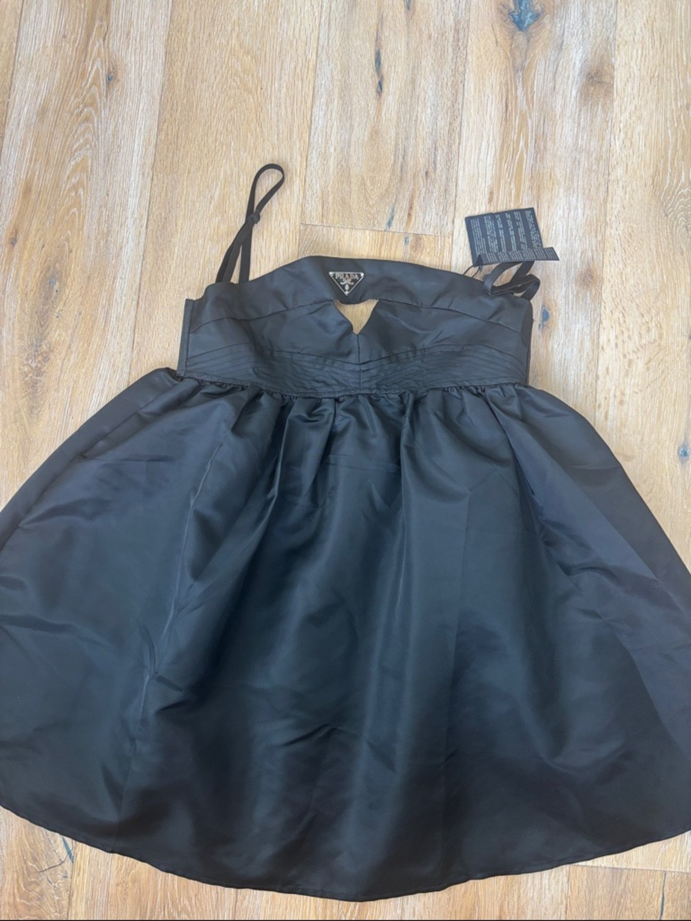 Prada Black Satin dress